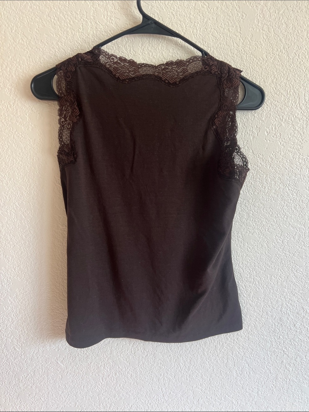 Loft Lace Trim Shell Top - Picture 3 of 3